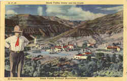 Death Valley Scotty and his Castle, Death Valley National Monument California Postcard Postcard