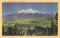 Mount Shasta Postcard