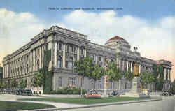 Public Library And Museum Postcard