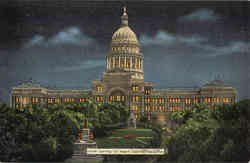 State Capitol At Night Austin, TX Postcard Postcard