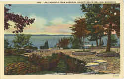 Lake Mendota From Memorial Union Terrace Madison, WI Postcard Postcard