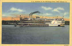 S. S. President on the Mississippi River New Orleans, LA Postcard Postcard