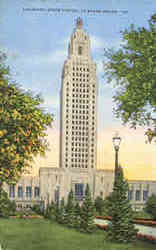 Louisiana State Capitol Baton Rouge, LA Postcard Postcard