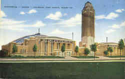 Auditorium - Tower - Coliseum Fort Worth, TX Postcard Postcard