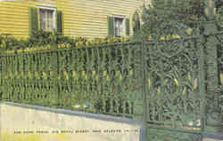 The Corn Fence, Royal Street New Orleans, LA Postcard Postcard
