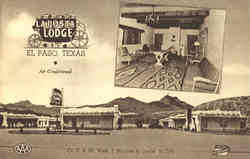 La Posta Lodge El Paso, TX Postcard Postcard