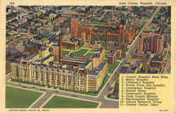 Cook County Hospital Postcard