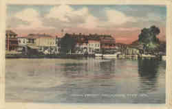 Canal Front Delaware City, DE Postcard Postcard