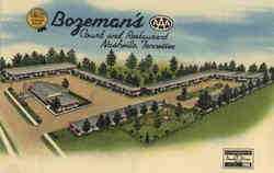 Bozeman's Court and Restaurant Nashville, TN Postcard Postcard