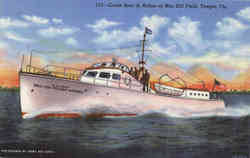 Crash Boat in Action at Mac Dill Field Tampa, FL Postcard Postcard