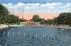 Swimming Pool, Gage Park Postcard