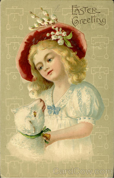 Easter Greeting With Children