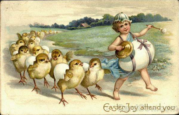 Easter Joy Attend You With Children