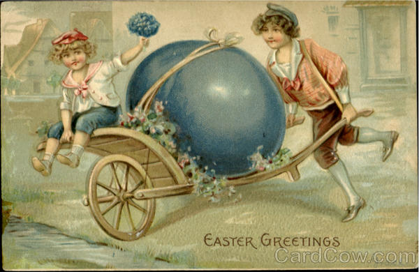 Easter Greetings With Children