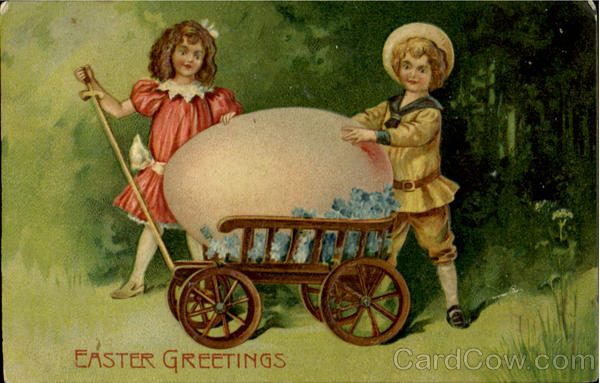 Easter Greetings With Children