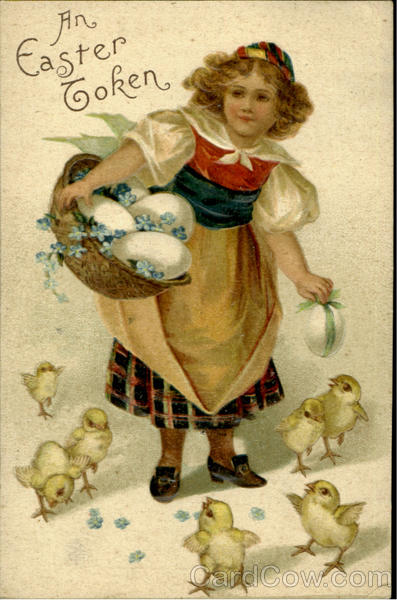 An Easter Token With Children