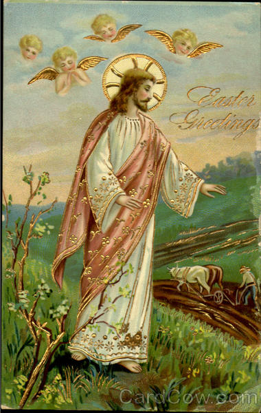 Easter Greetings With Jesus Christ