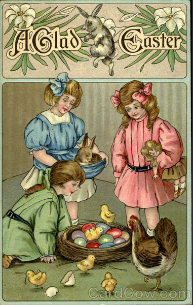 A Glad Easter With Children