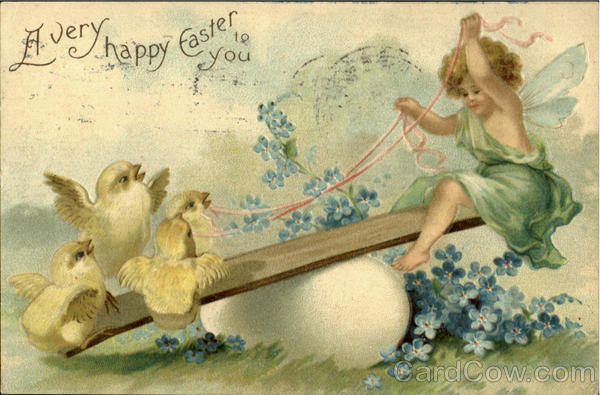 A Very Happy Easter To You With Chicks