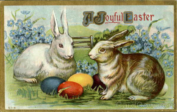 A Joyful Easter With Bunnies
