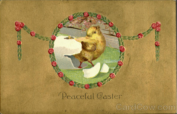 Peaceful Easter With Chicks