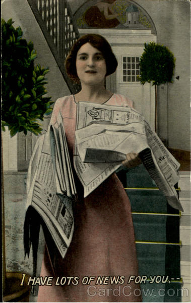 I Have Lots Of News For You Newspaper Romance & Love