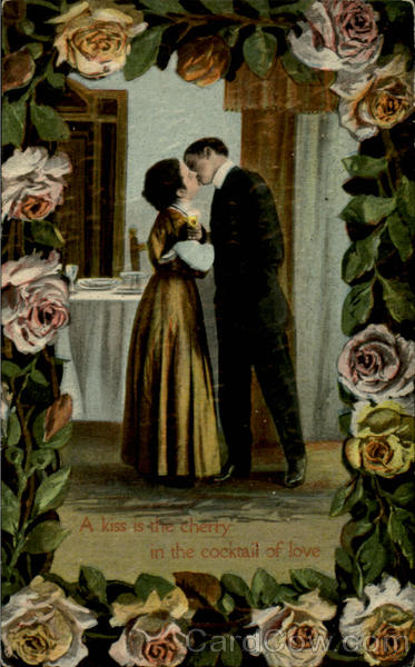 A Kiss Is The Cherry In The Cocktail Of Love Romance & Love