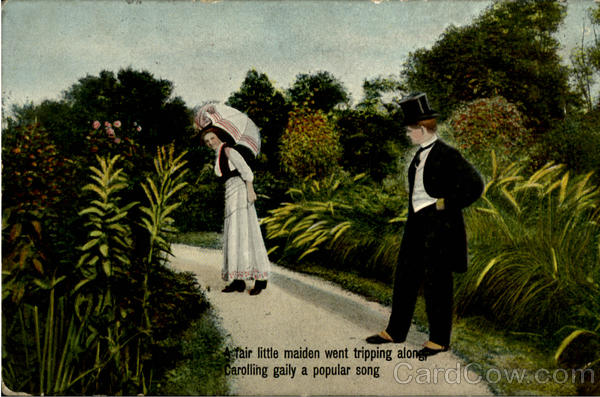 A Fair Little Maiden Went Tripping Along Romance & Love