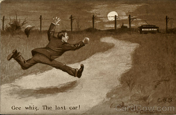 Gee Whiz The Last Car! Romance & Love