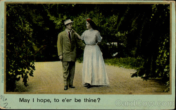 May I Hope To E'er be Thine? Romance & Love