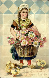A Bright And Happy Easter Postcard