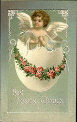 Best Easter Wishes Eggs Postcard Postcard