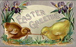 Easter Greetings Postcard