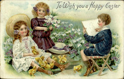 To Wish You A Happy Easter Postcard