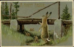 A Happy Easter Postcard