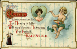 Valentine Cupid Postcard Postcard