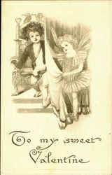 To My Sweet Valentine Postcard