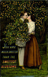 You Are Much Sweeter Than The Sweetest Blossoms Postcard