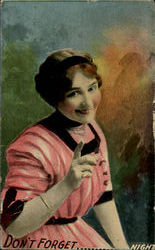 Don't Forget . . . Night Postcard