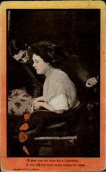 I'll Give You My Love For A Valentine Postcard