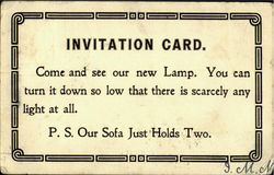 Invitation Card Postcard