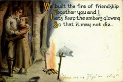 Fire of Friendship Postcard