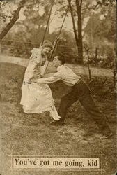 You've Got Me Going Kid Postcard