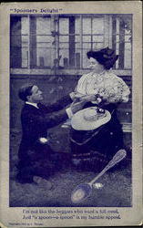 Spooners Delight Postcard