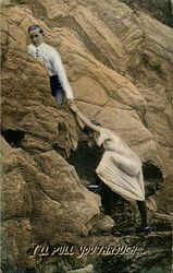 I'll Pull You Through Postcard