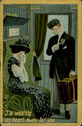 I'm Wearing My Heart Away For You Postcard