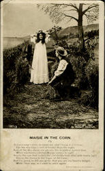 Maisie In The Corn Postcard