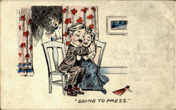 Going To Press Postcard