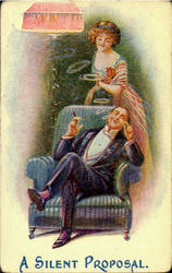 A Silent Proposal Postcard