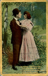 My Darling How I Love You Postcard